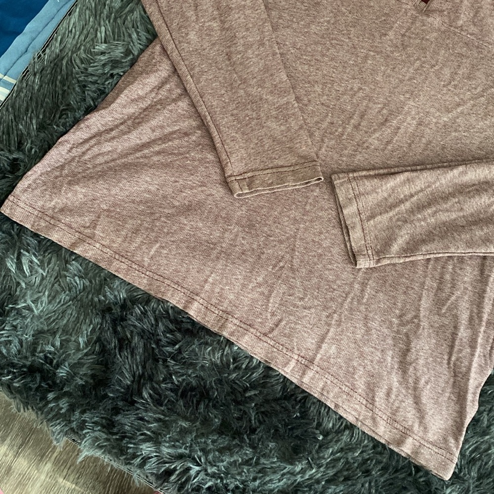Columbia quarter-zip maroon heather sweatshirt - Picture 4 of 17